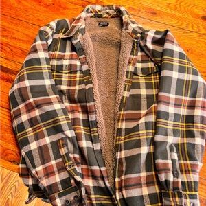 Marmot Multicolor Plaid Sherpa Jacket